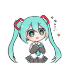 初音ミク＆ピアプロキャラクターズスタンプ（個別スタンプ：21）