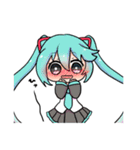 初音ミク＆ピアプロキャラクターズスタンプ（個別スタンプ：35）
