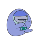 ぐうたら黒兎の心境(笑)（個別スタンプ：6）