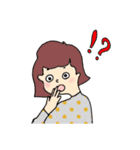 前髪は短い派の女の子達〜その2（個別スタンプ：27）