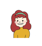 前髪は短い派の女の子達〜その2（個別スタンプ：30）
