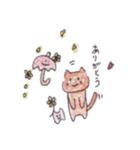 赤い傘の猫2（個別スタンプ：8）
