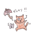 赤い傘の猫2（個別スタンプ：12）