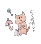 赤い傘の猫2（個別スタンプ：14）