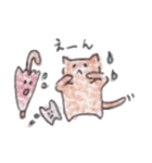 赤い傘の猫2（個別スタンプ：16）