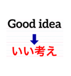英語de伝えるよ。第2弾。（個別スタンプ：3）