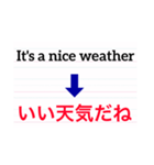 英語de伝えるよ。第2弾。（個別スタンプ：6）