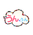 スワロフスキーde吹き出し、パート3（個別スタンプ：11）