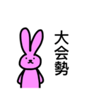 カードゲームうさぎ（個別スタンプ：11）
