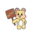 ゆるシンプルくーま（個別スタンプ：2）