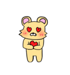 ゆるシンプルくーま（個別スタンプ：3）