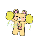 ゆるシンプルくーま（個別スタンプ：24）