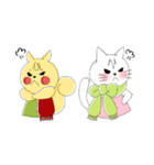 さしゃりす と ゆあにゃん（個別スタンプ：5）