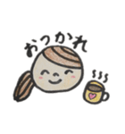 日常ガールズ（個別スタンプ：24）