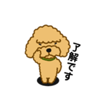 のんびりトイプー。02（個別スタンプ：4）