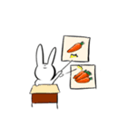 勤勉なうさぎ7（個別スタンプ：9）