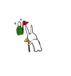 勤勉なうさぎ7（個別スタンプ：24）