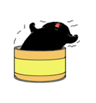 猫缶「黒」（個別スタンプ：3）