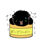 猫缶「黒」（個別スタンプ：16）