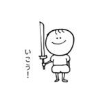 3本髪の男の子（個別スタンプ：1）