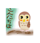 ほんわかふくろう（個別スタンプ：1）