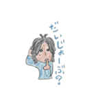 レツゴー！黒髪ロン毛くん★（個別スタンプ：30）