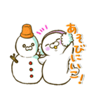 にこにこあざらしさんの冬（個別スタンプ：4）