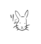 人の話聞いてないウサギ（個別スタンプ：1）