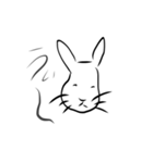 人の話聞いてないウサギ（個別スタンプ：5）