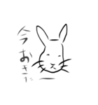 人の話聞いてないウサギ（個別スタンプ：8）