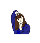 姉妹girl（個別スタンプ：2）