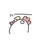 ニワトリ。（個別スタンプ：5）