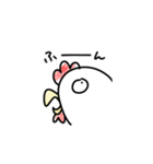 ニワトリ。（個別スタンプ：6）