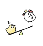 ニワトリ。（個別スタンプ：23）