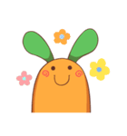 にんじんウサギ（個別スタンプ：6）