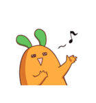 にんじんウサギ（個別スタンプ：8）
