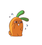 にんじんウサギ（個別スタンプ：25）