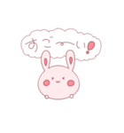 いたわる！桃ウサギ（個別スタンプ：15）