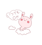 いたわる！桃ウサギ（個別スタンプ：26）