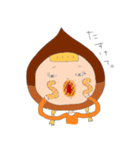手書きで、栗子ちゃん。（個別スタンプ：38）