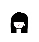 黒髪ぱつことぱつおのシュールなスタンプ（個別スタンプ：9）