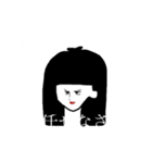 黒髪ぱつことぱつおのシュールなスタンプ（個別スタンプ：15）