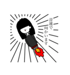 黒髪ぱつことぱつおのシュールなスタンプ（個別スタンプ：22）