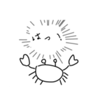 偉そうな カニ（個別スタンプ：12）