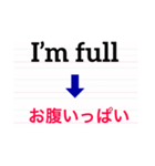 英語de伝えるよ。第3弾。（個別スタンプ：6）