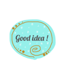 めちゃキュートな英語のスタンプ(English)（個別スタンプ：21）
