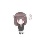 かわいい女の子とうさぎ。（個別スタンプ：10）