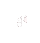 かわいい女の子とうさぎ。（個別スタンプ：22）