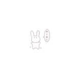 かわいい女の子とうさぎ。（個別スタンプ：25）
