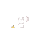 かわいい女の子とうさぎ。（個別スタンプ：26）